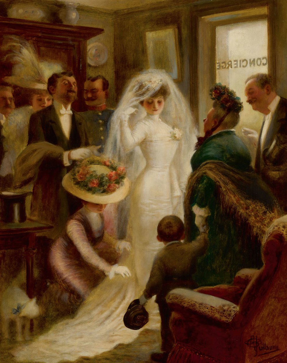 Le jour du mariage - Albert Guillaume