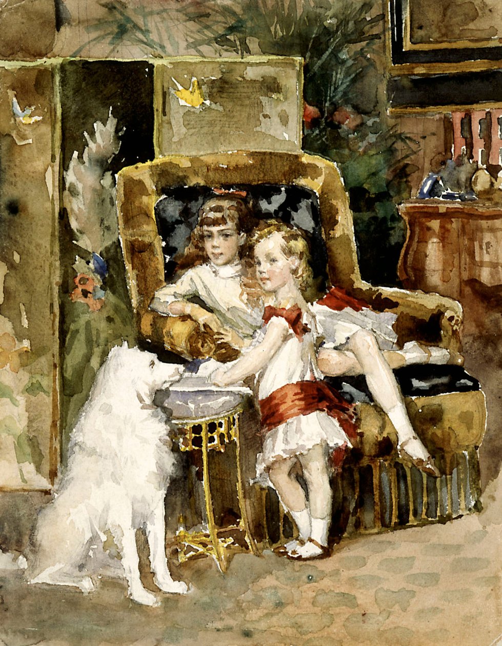 Grand-duc Michel Alexandrovitch de Russie 1878-1918 et grande-duchesse...1875-1960 - Albert Gustaf Aristides Edelfelt