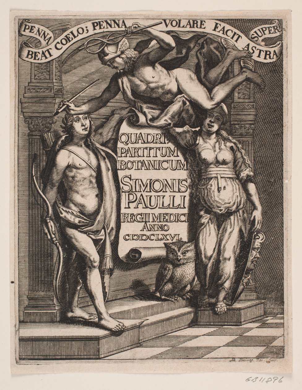 Page de titre de Simon Paulli, "Quadripartitum Botanicum", 1667 - Albert Haelwegh