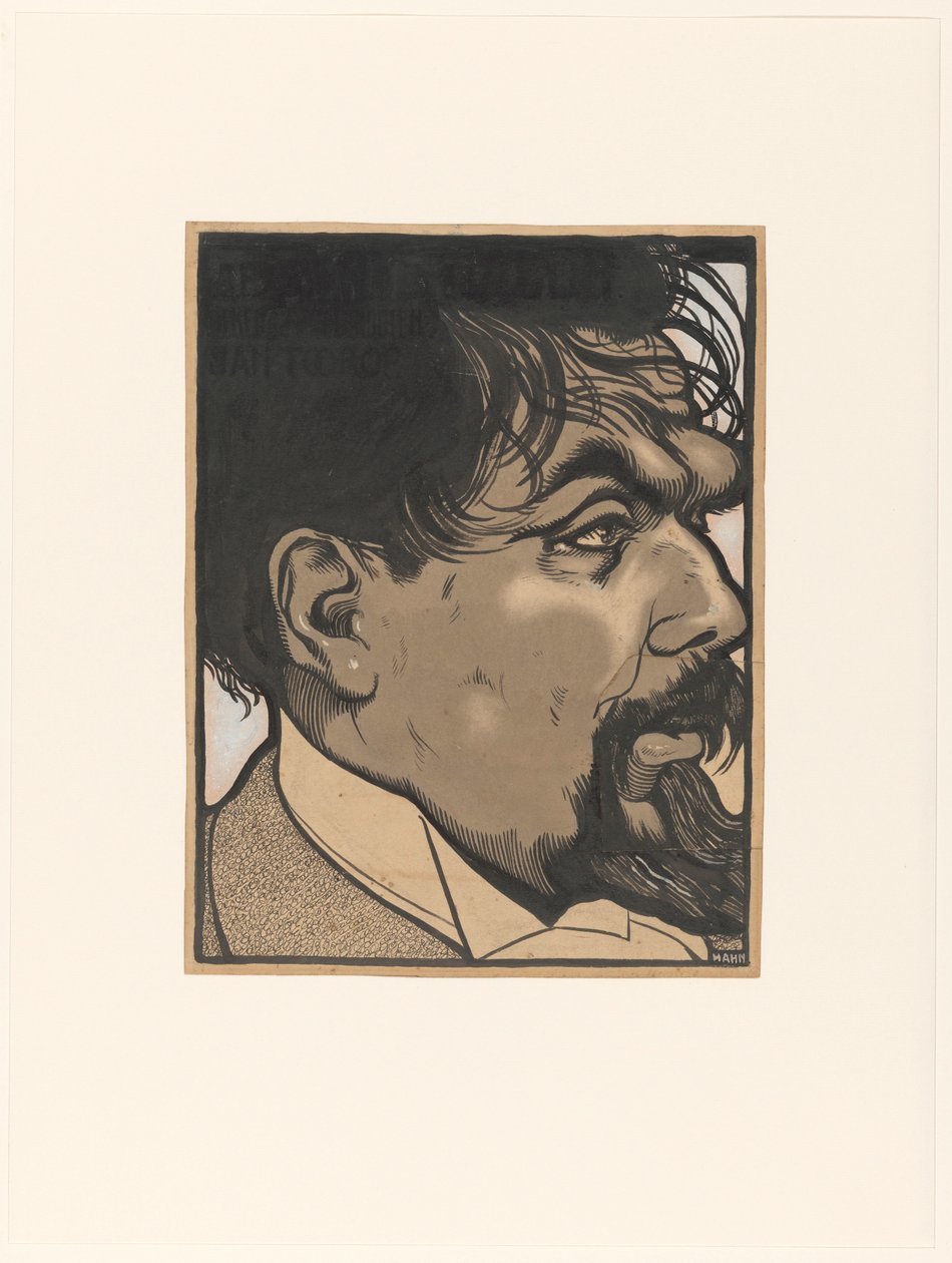 Portrait de Jan Toorop | Albert Hahn (I) | Estampe d'art