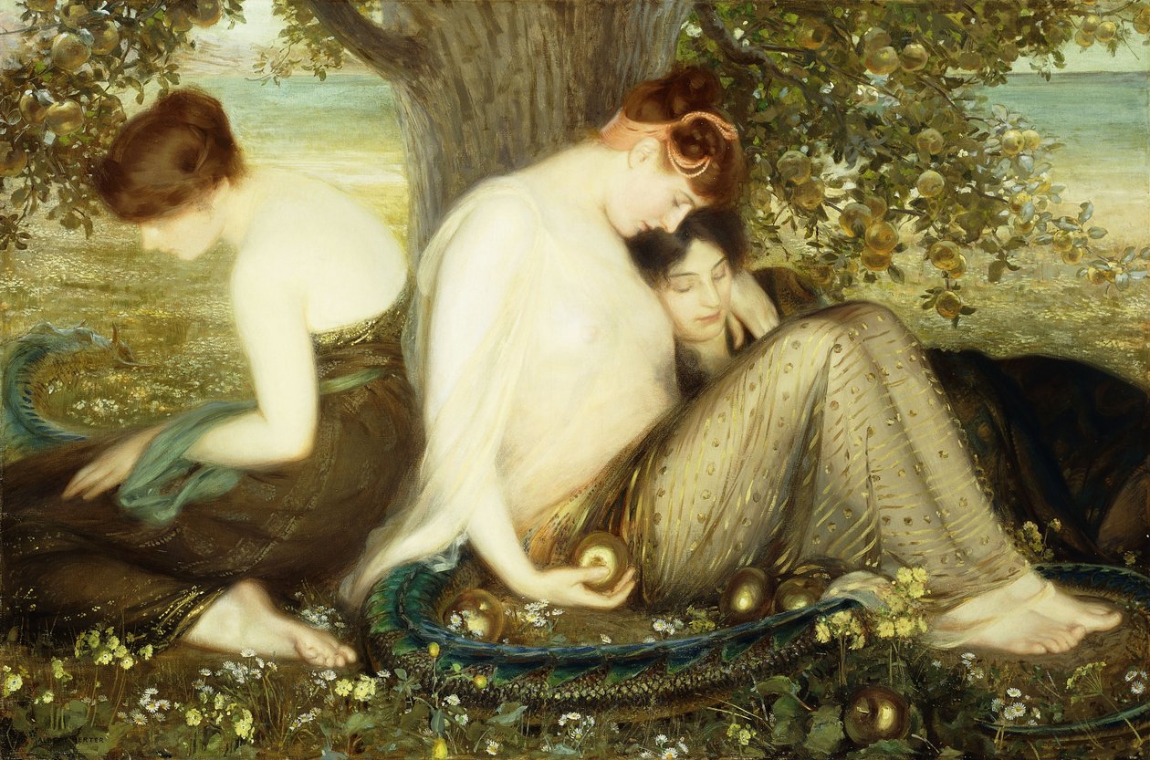 Jardin des Hespérides, c.1900 - Albert Herter