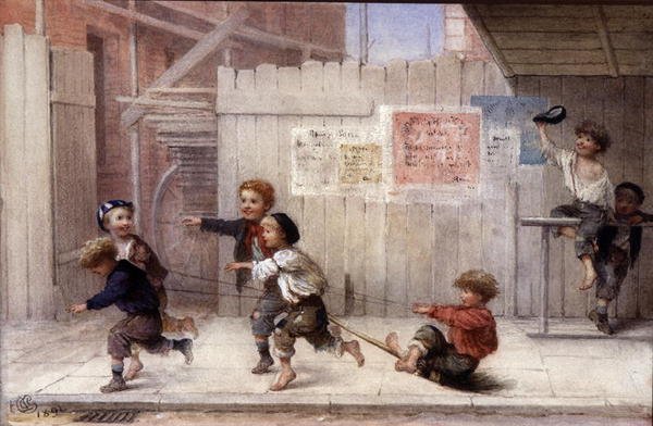 Un attelage à quatre - Albert Jnr. Ludovici