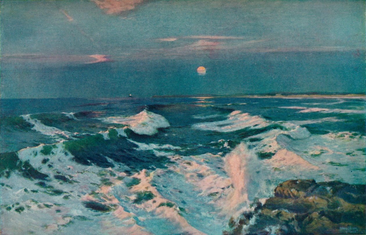 Entre le coucher du soleil et la lune, c1910 - Albert Julius Olsson