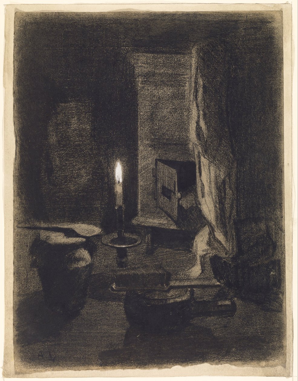 Nature morte avec bougie - Albert Lebourg