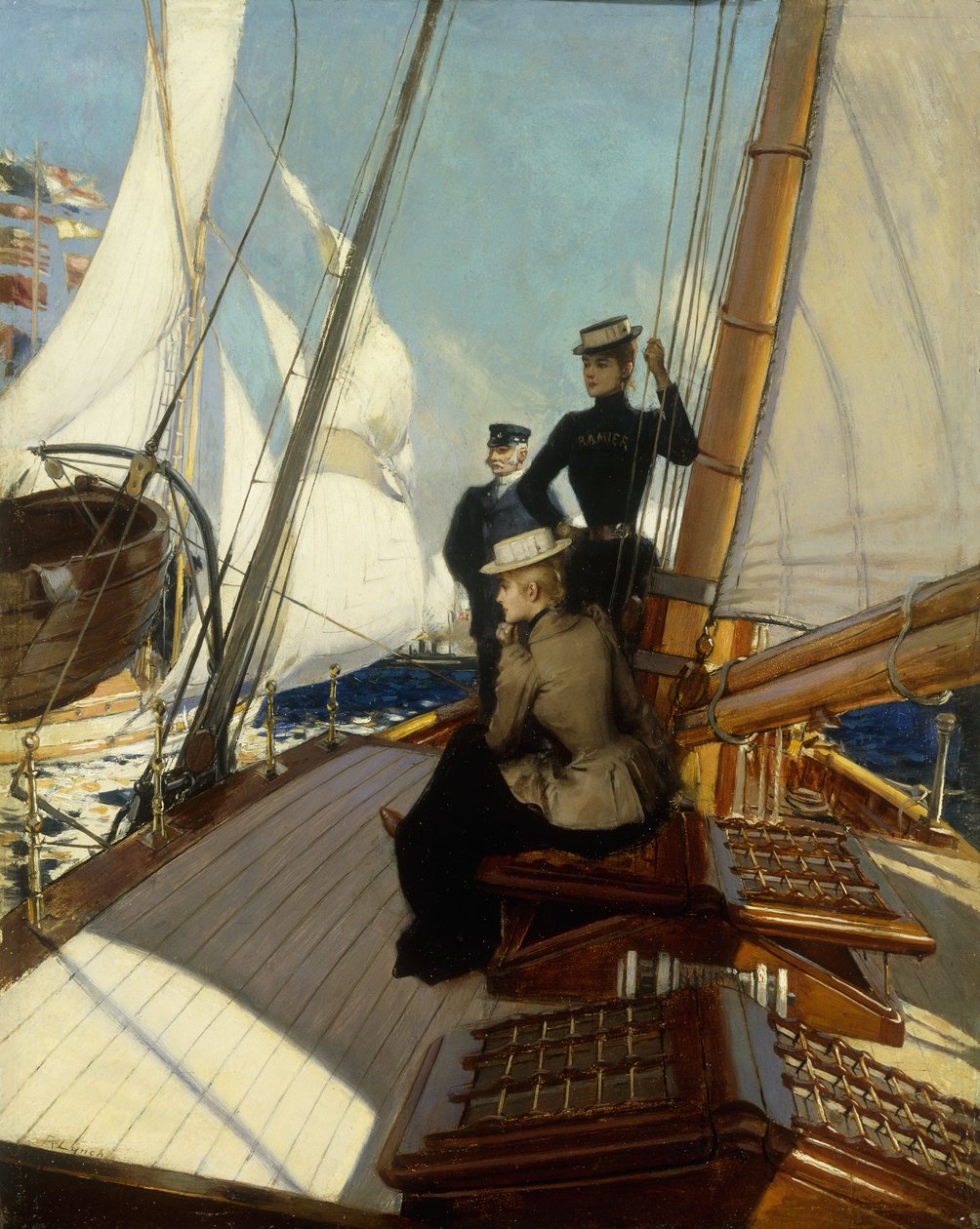 Un après-midi en mer - Albert Lynch