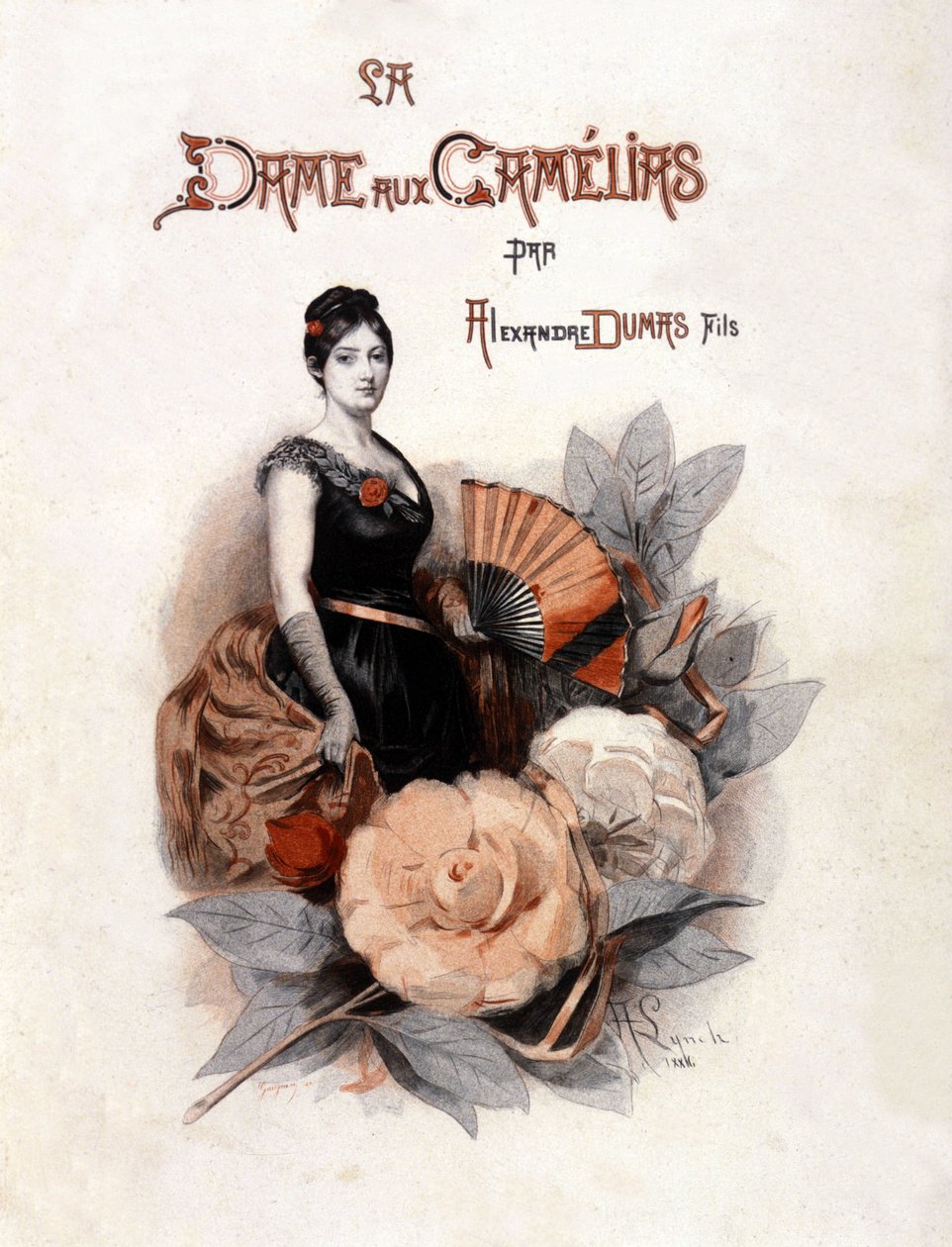 La Dame aux camélias - Alexandre Dumas fils. Illustration par Albert Lynch - Albert Lynch