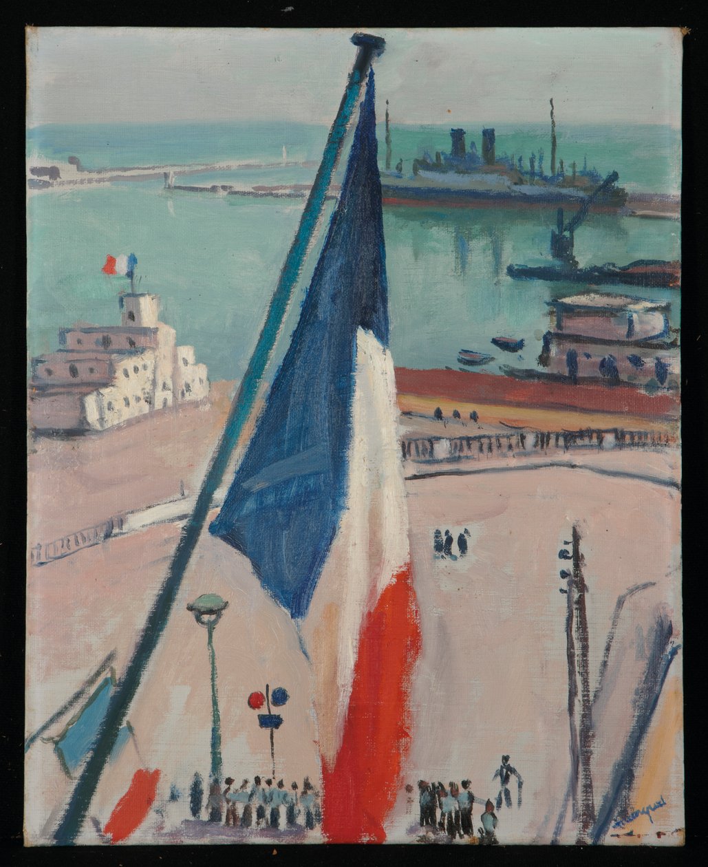 Alger, les drapeaux - Albert Marquet