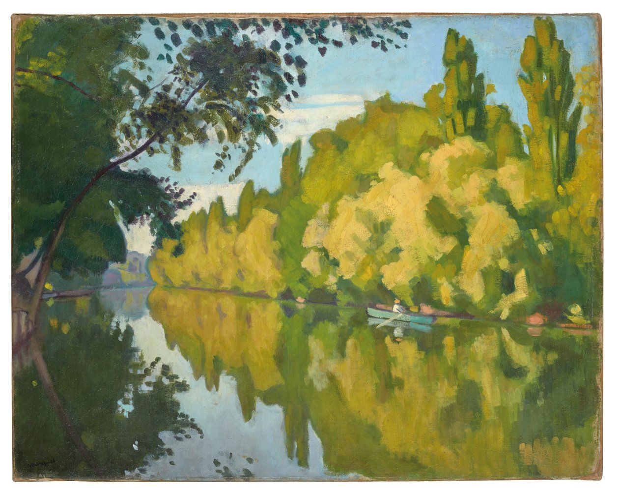 La Varenne Sainte-Hilaire, la barque - Albert Marquet