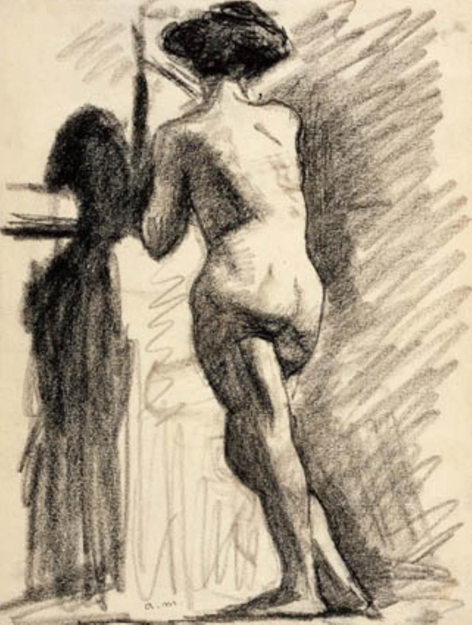 Modèle à la barre - Albert Marquet