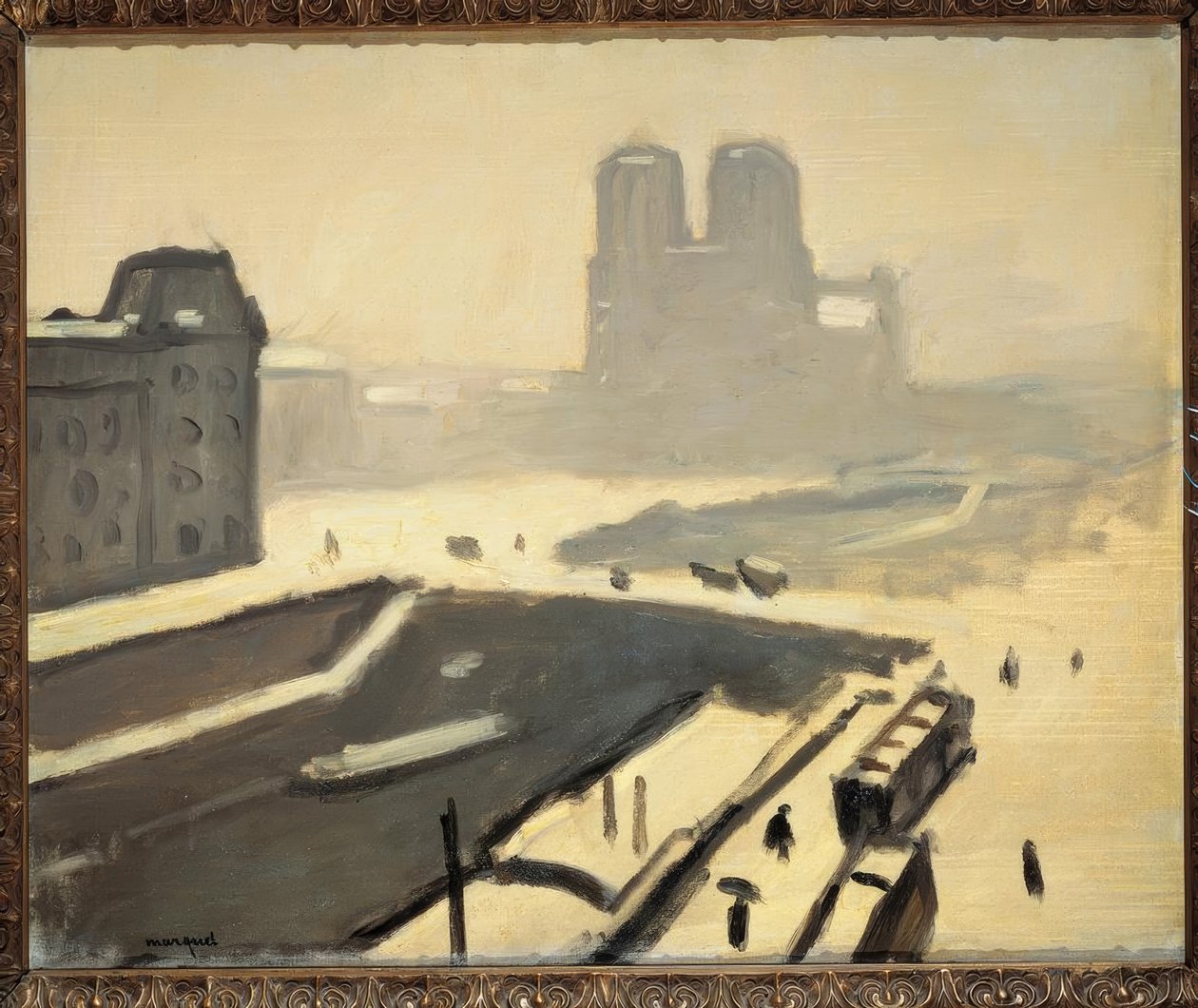 Paris en hiver (Le pont Saint-Michel) - Albert Marquet