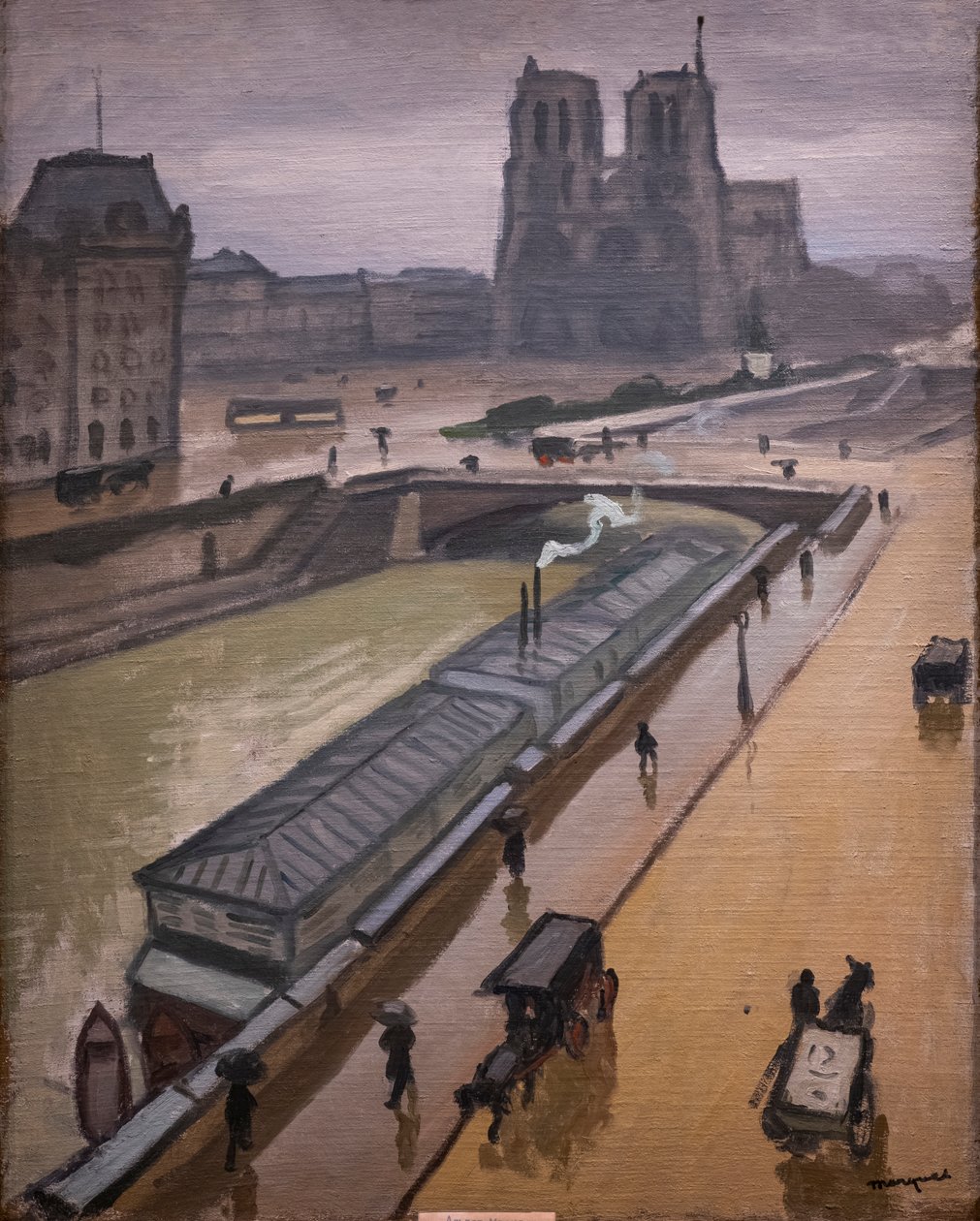 Jour de pluie. Notre-Dame de Paris - Albert Marquet