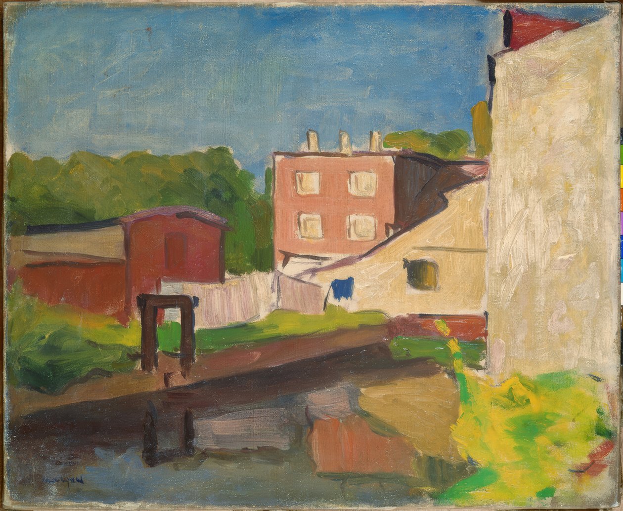Maison rose à Arcueil - Albert Marquet