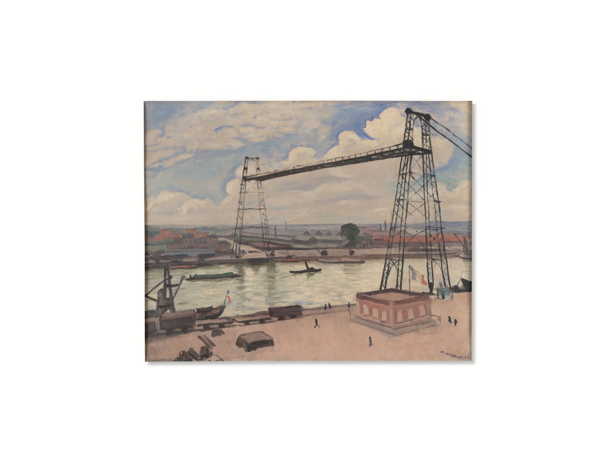 Rouen, le pont transbordeur - Albert Marquet