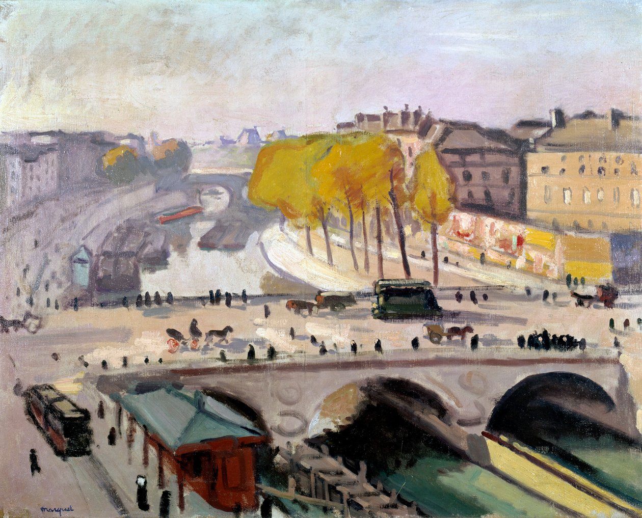 Le Pont Saint Michel et le Quai des Grands Augustins à Paris - Albert Marquet