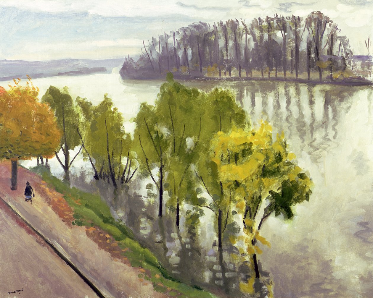 La Seine à La Frette en automne - Albert Marquet