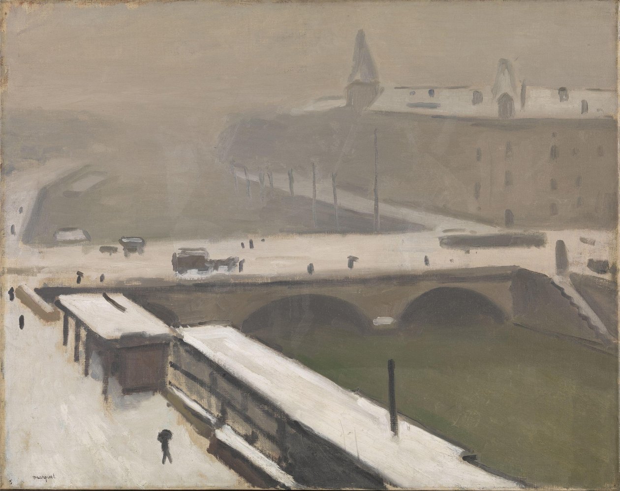 Hiver sur la Seine, c.1900-16 - Albert Marquet
