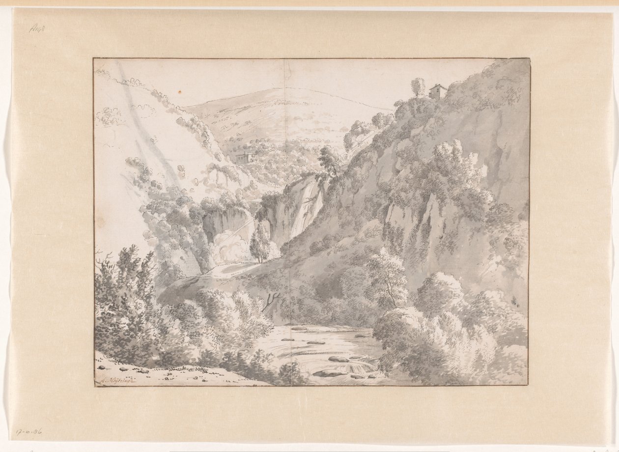 Paysage montagneux - Albert Meyering