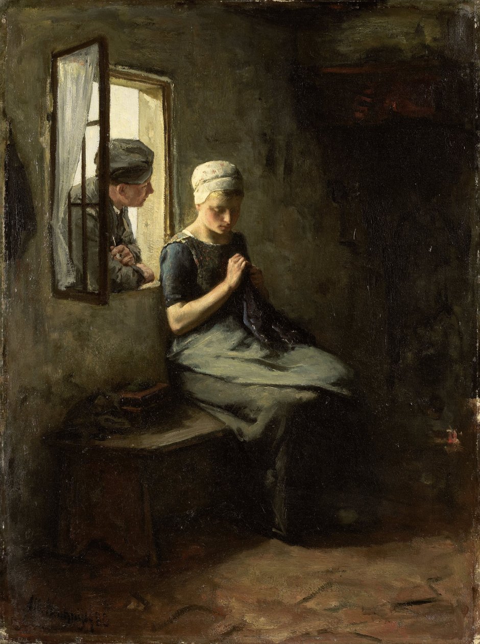 La parade nuptiale du pêcheur - Albert Neuhuys