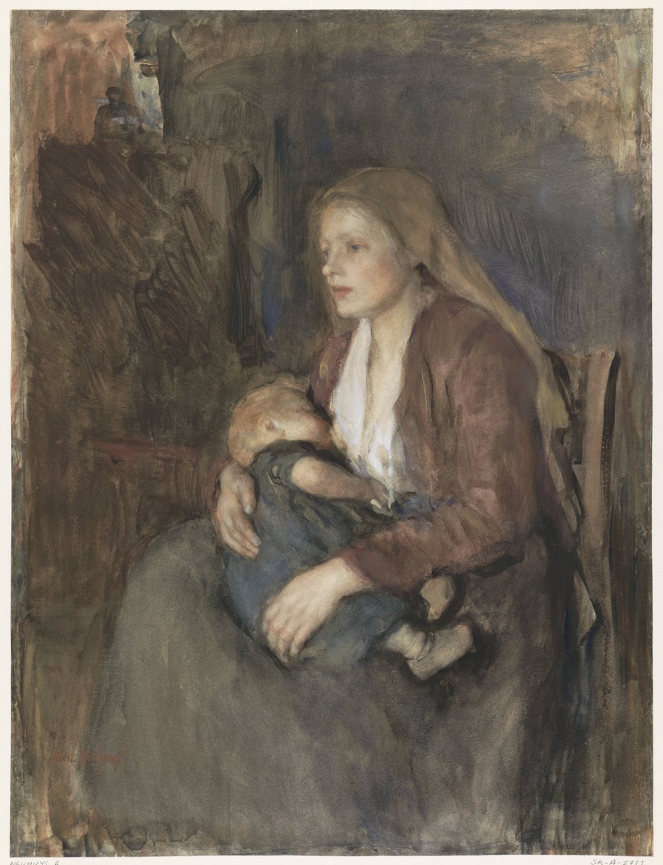 Madone nordique - Albert  Neuhuys