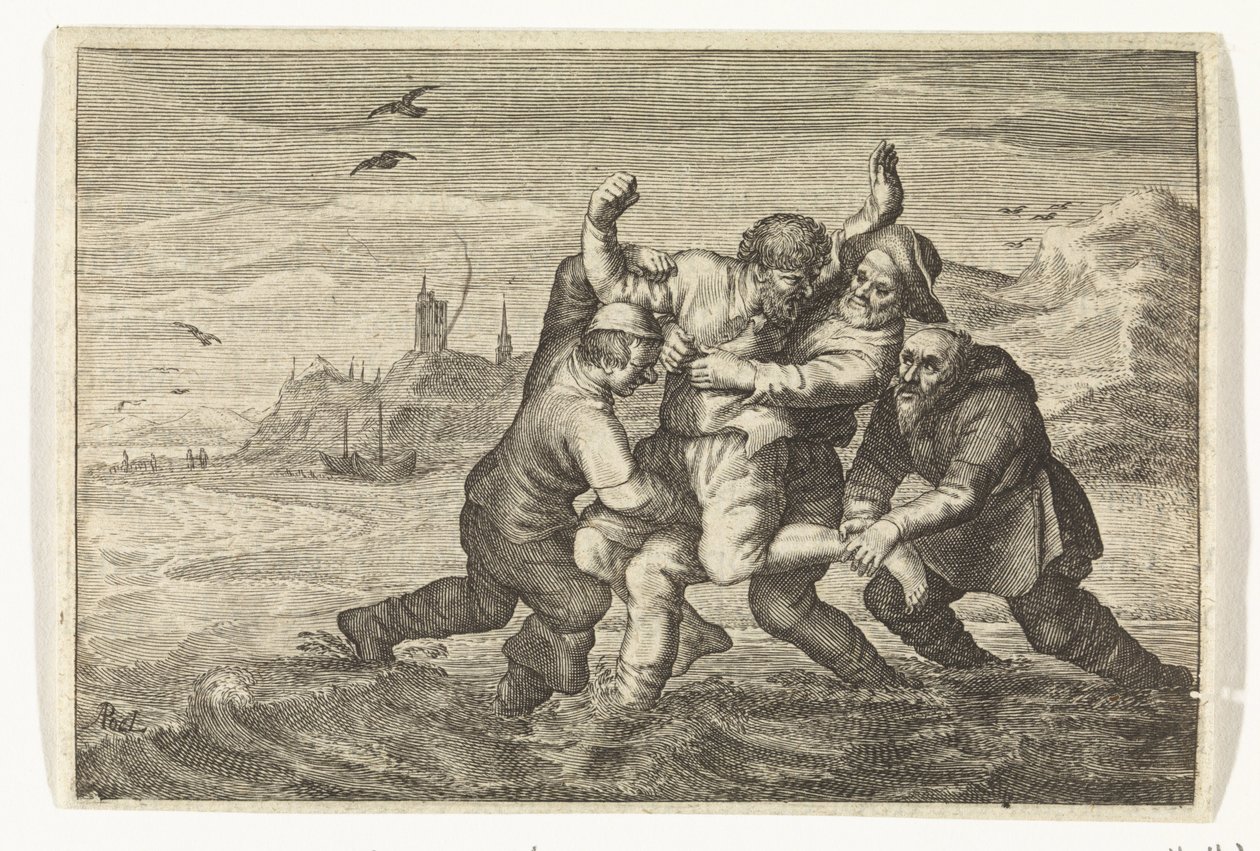 Combat en mer - Albert Poel