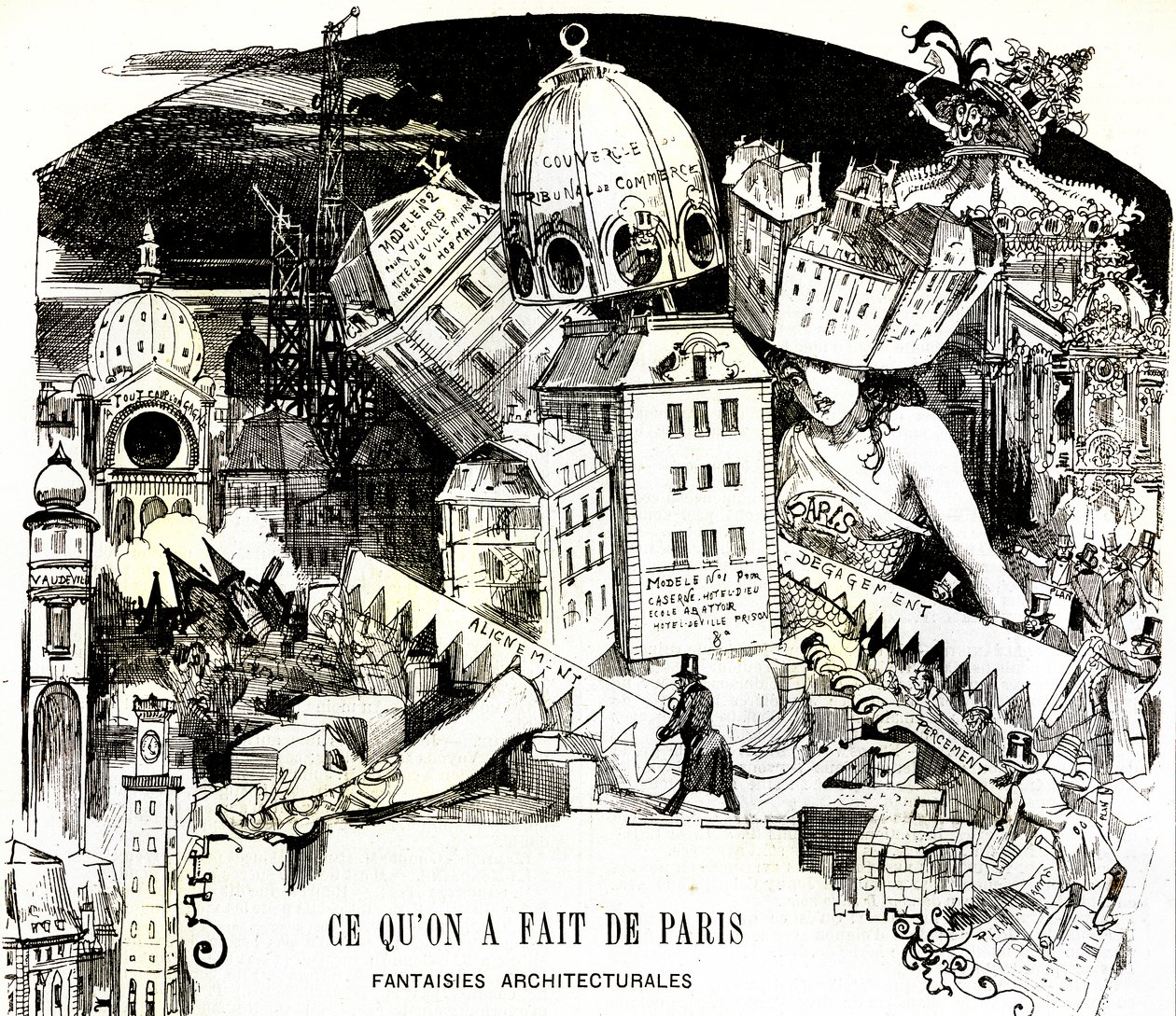 « Ce qu’on a fait de Paris, fantaisies architecturales » - Albert Robida