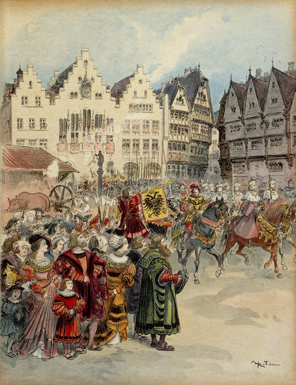 Élection de Charles V (1500-1558) comme empereur d