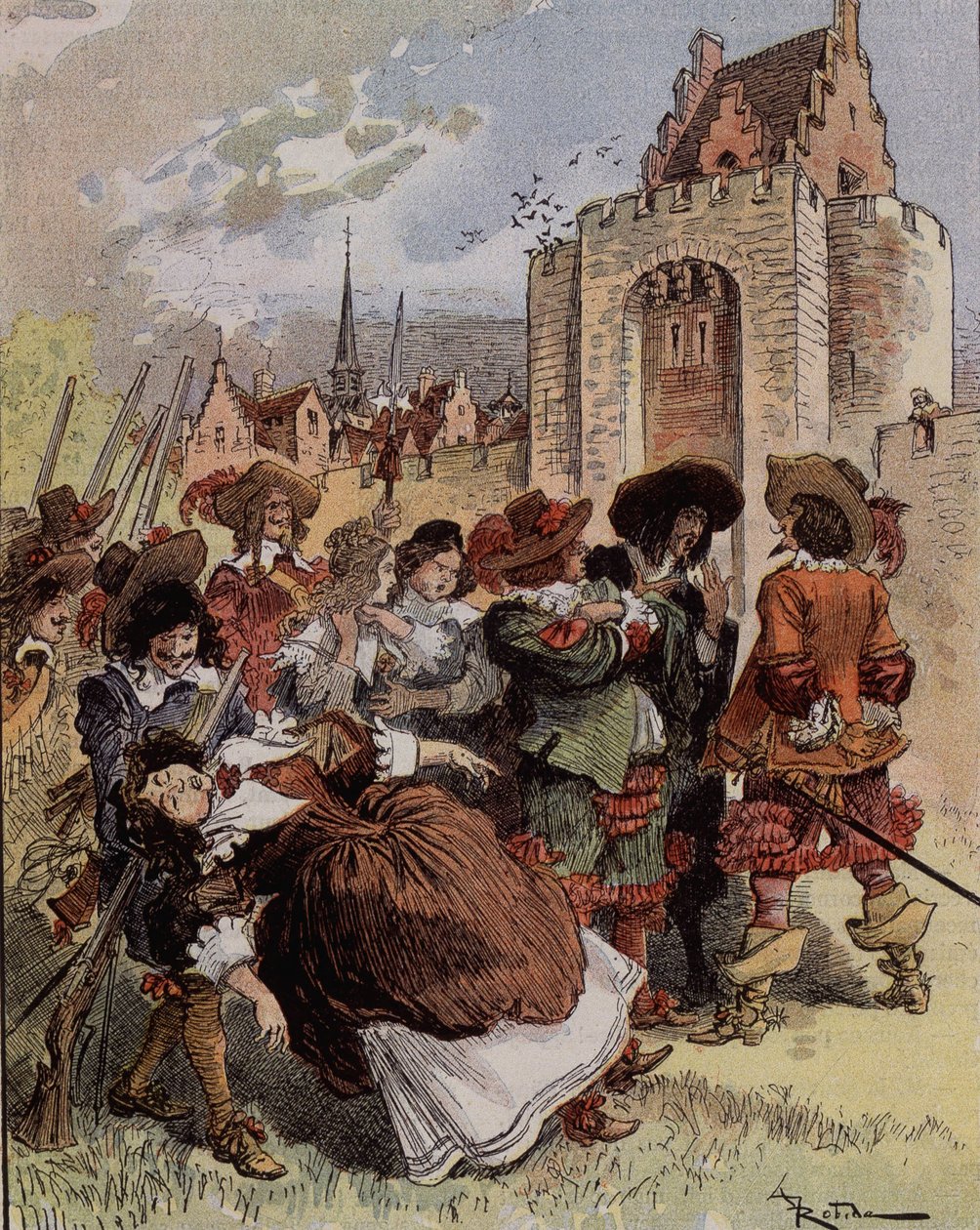 La timidité du capitaine Bellormeau - « Madame de Malicorne tomba dans les bras d