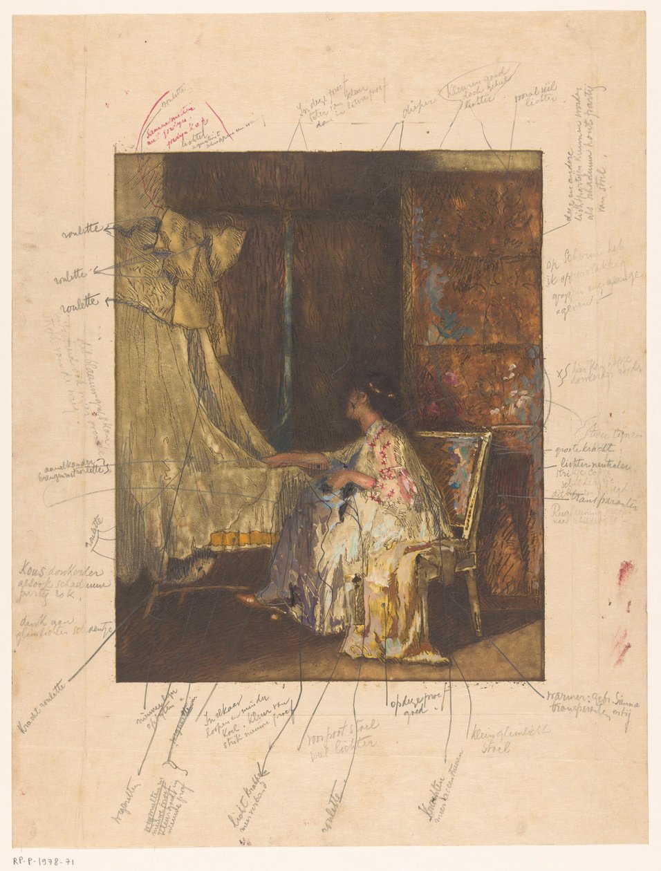 Femme assise sur une chaise à côté d