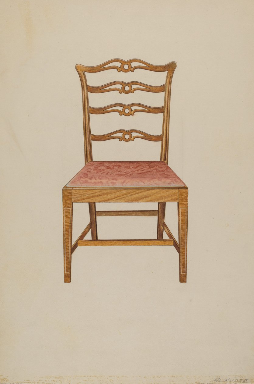 Chaise à échelle - Albert Ryder