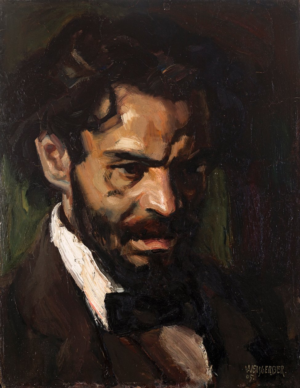 Le poète Ludwig Scharf - Albert Weisgerber