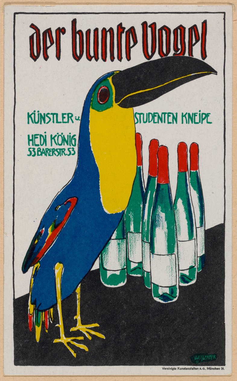 Der bunte Vogel - Albert Weisgerber