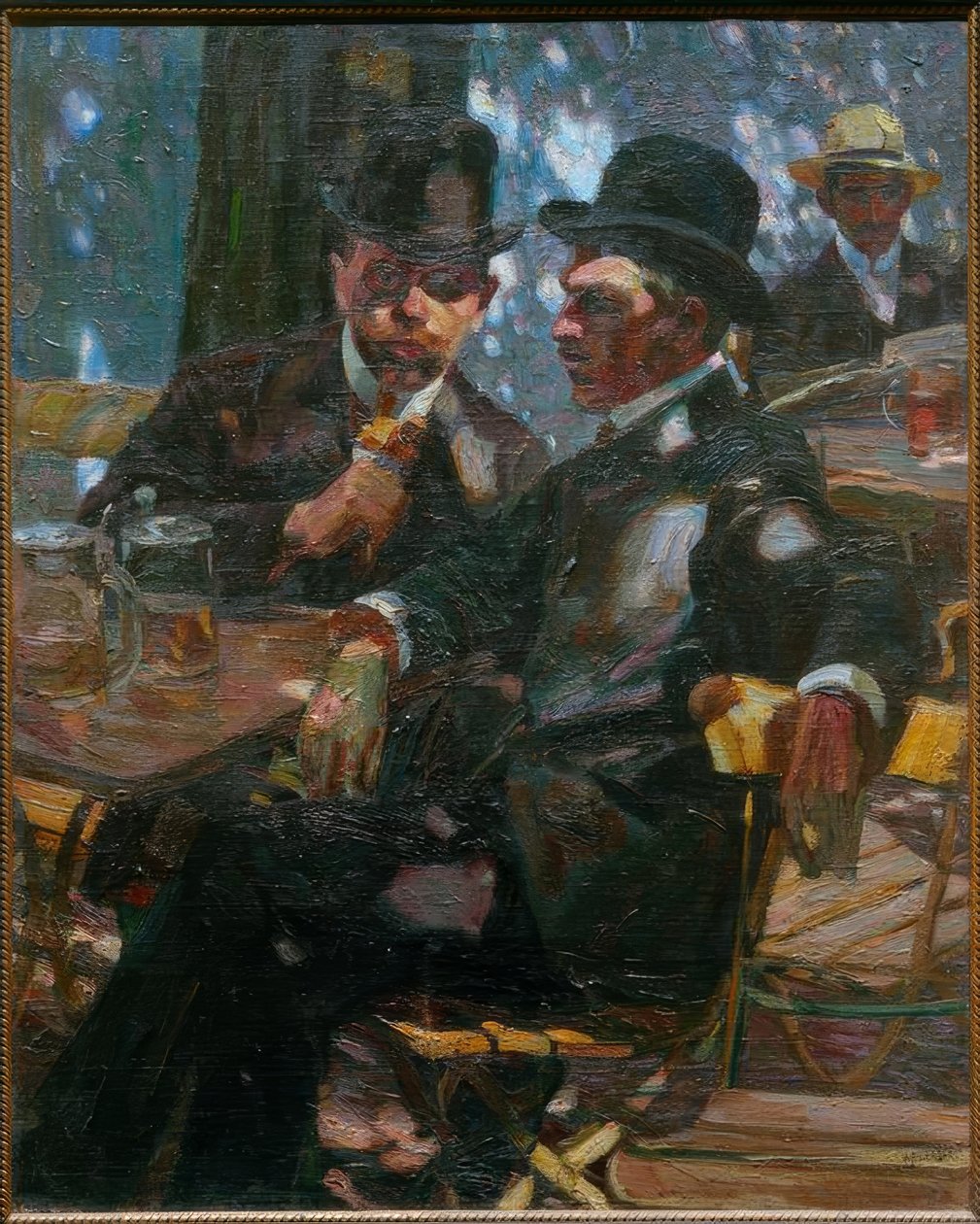 Dans le jardin de la bière - Albert Weisgerber