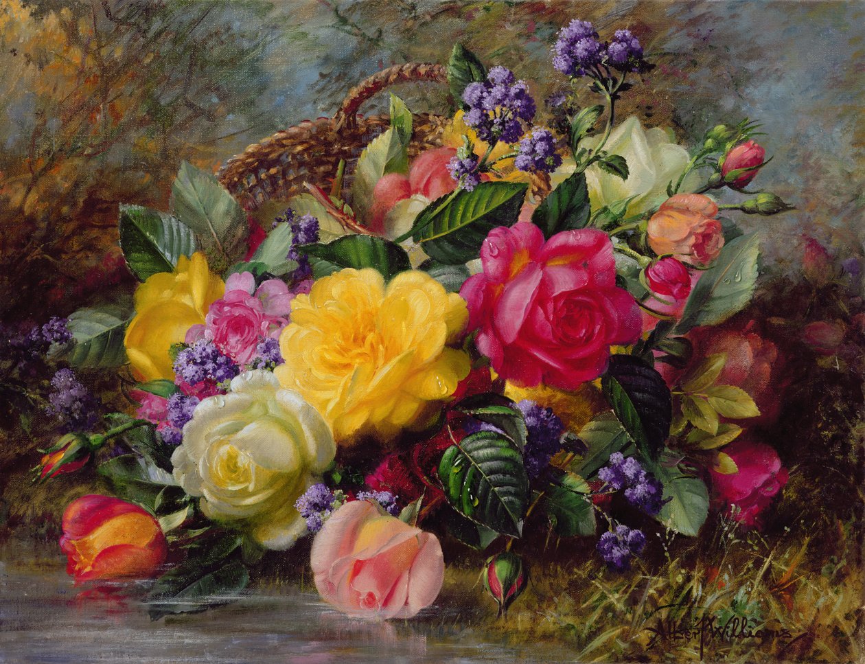 Roses près d