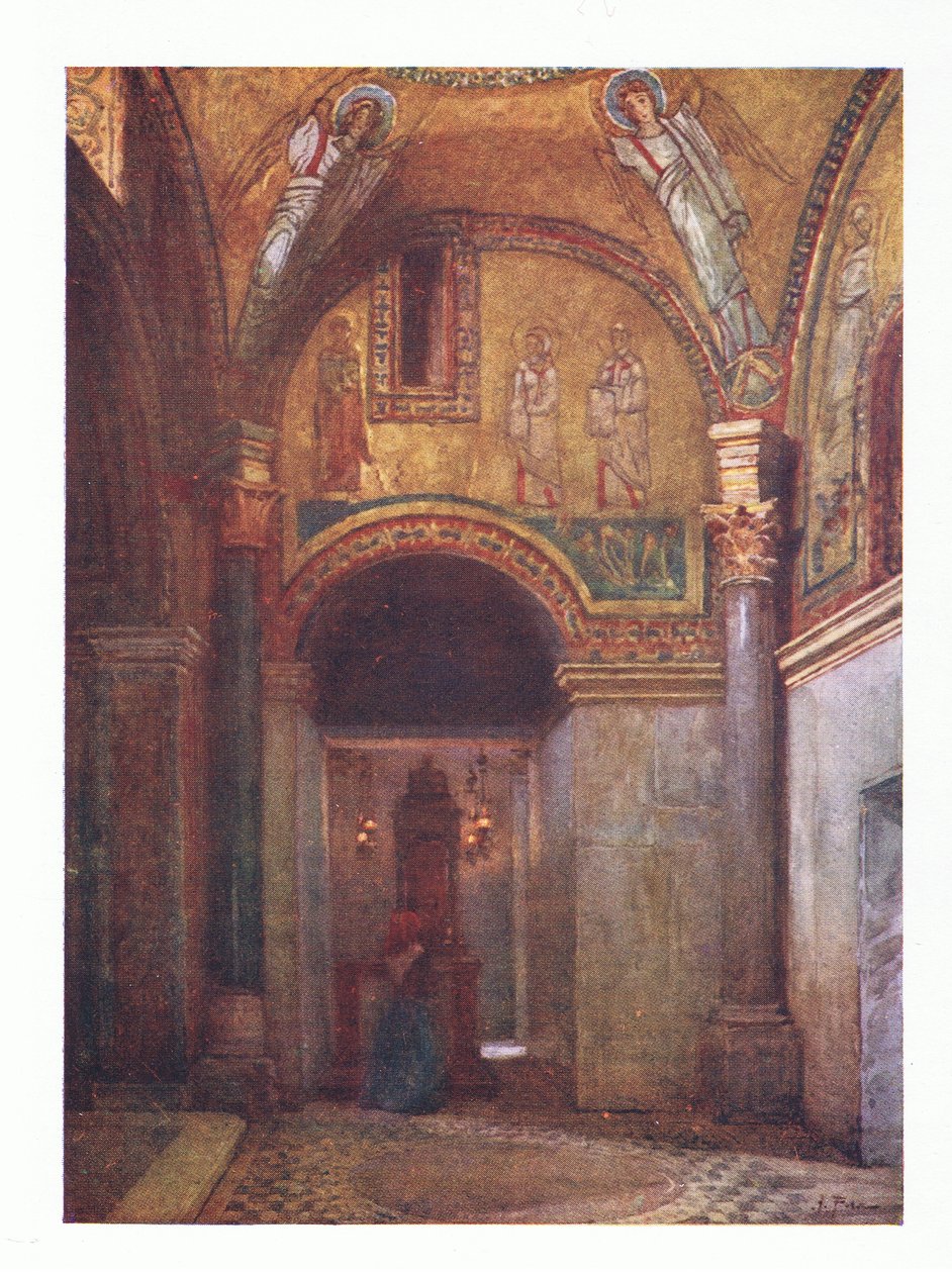 Chapelle de San Zeno à S Prassede, de Rome publiée par A & C Black Ltd, 1925 - Alberto Pisa