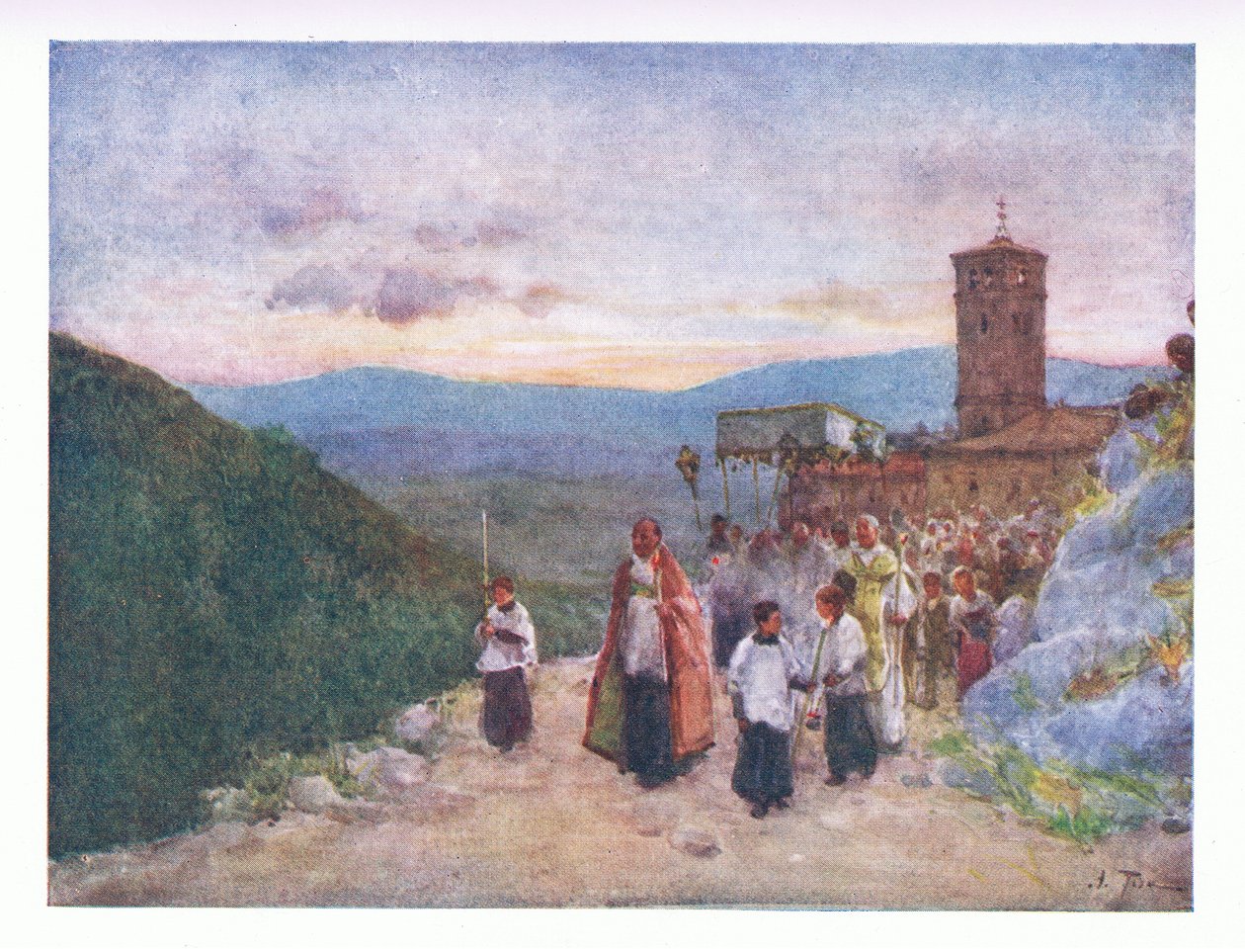 Procession avec l