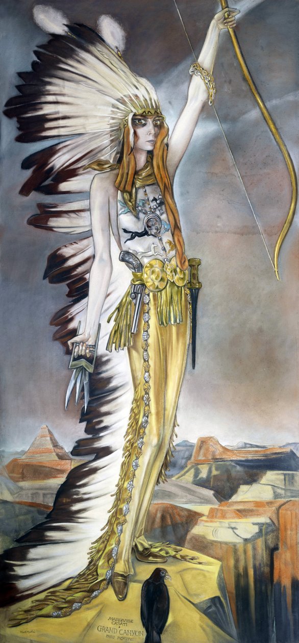 Marchesa Luisa Casati, Grand Canyon - Alberto Martini