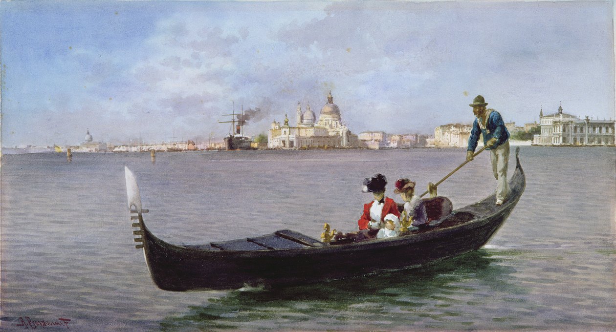 Sur la lagune : Venise - Alberto Prosdocini or Prosdocimi