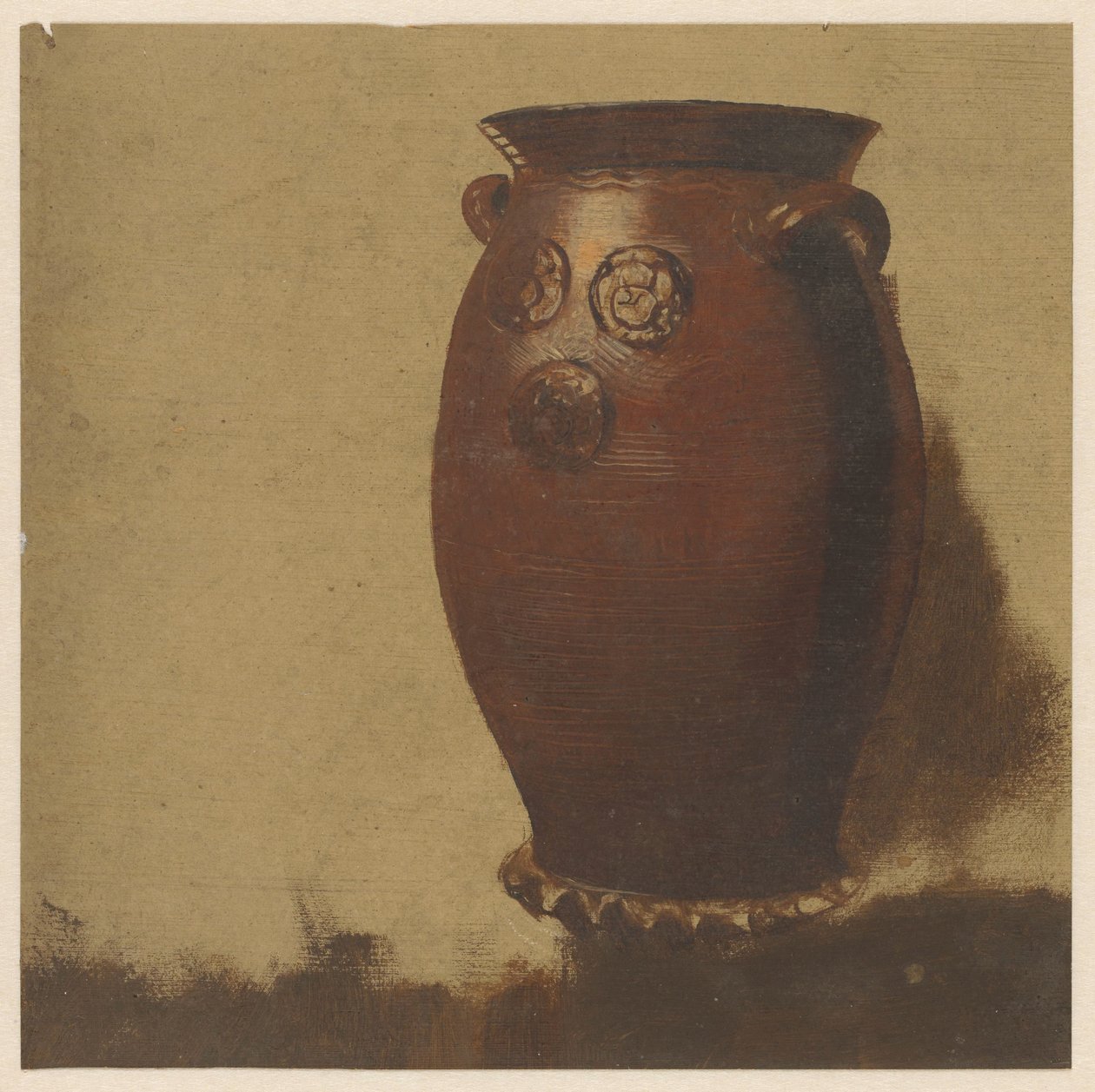 Pot de Cologne sur fond clair - Albertus Steenbergen