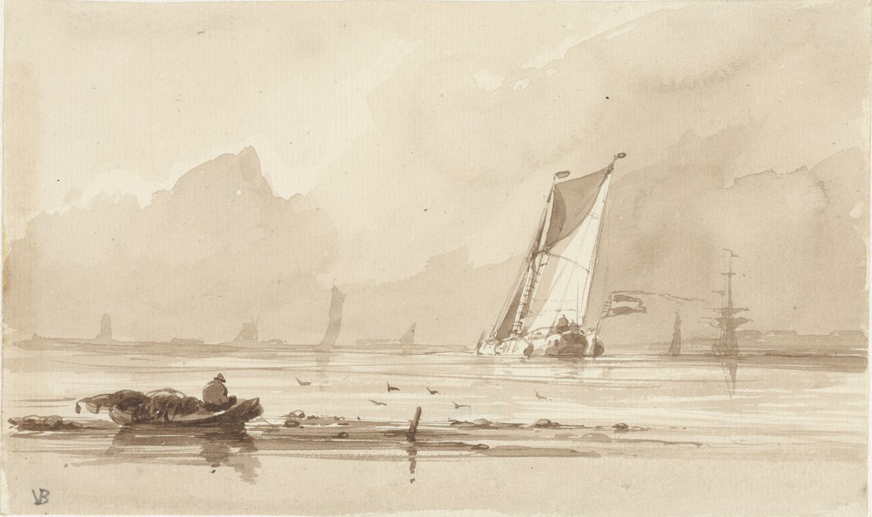 Vue de mer - Albertus van Beest