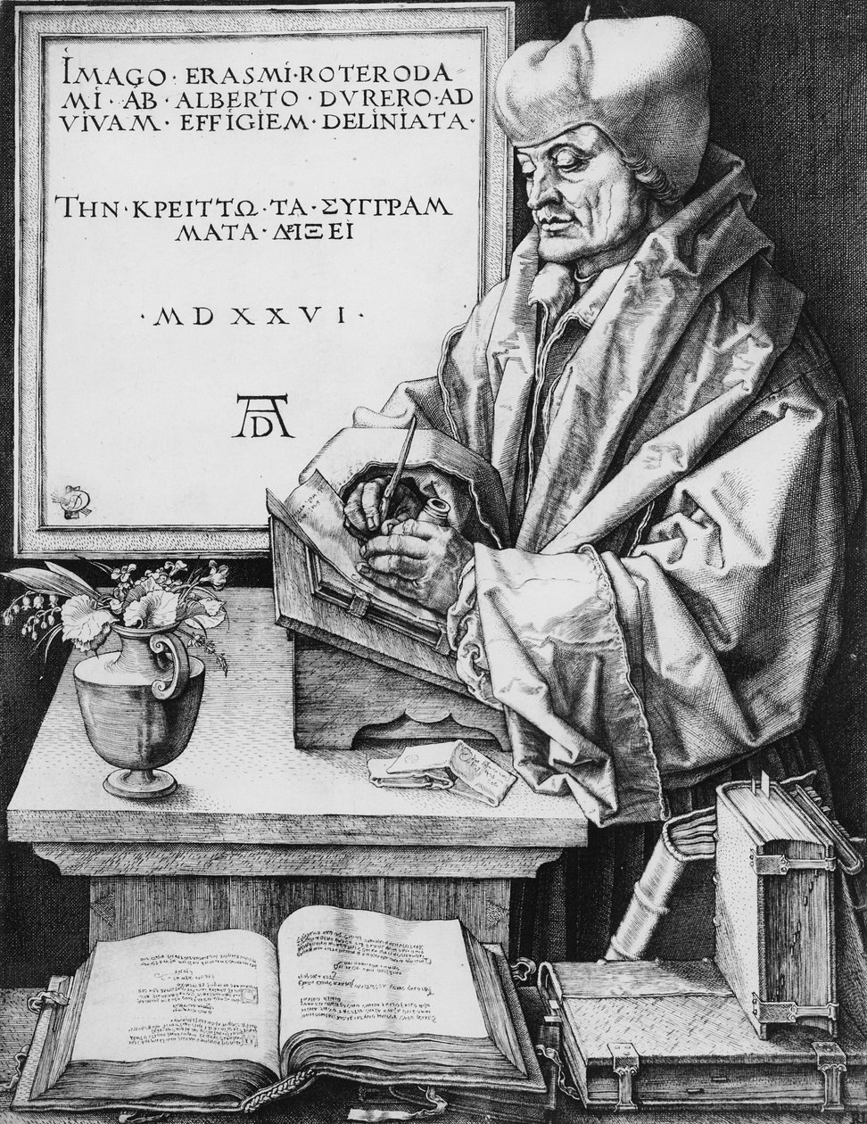 Érasme de Rotterdam (1466-1536), 1526 - Albrecht Dürer