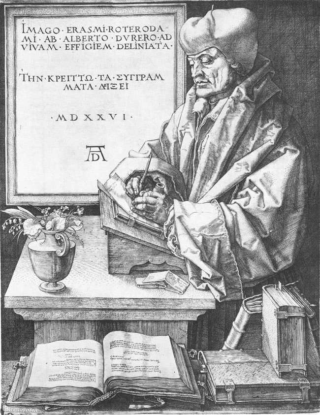 Érasme de Rotterdam - Albrecht Dürer