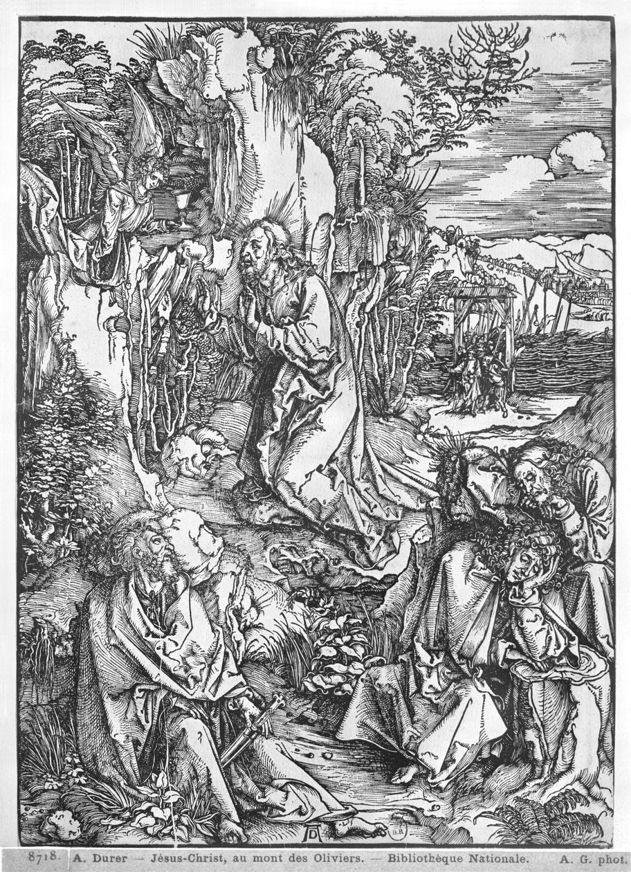 Jésus-Christ au mont des Oliviers - Albrecht Dürer