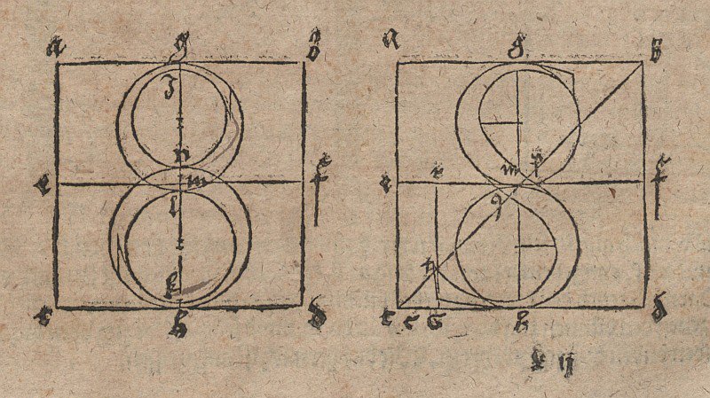 Construction de lettres - Albrecht Dürer