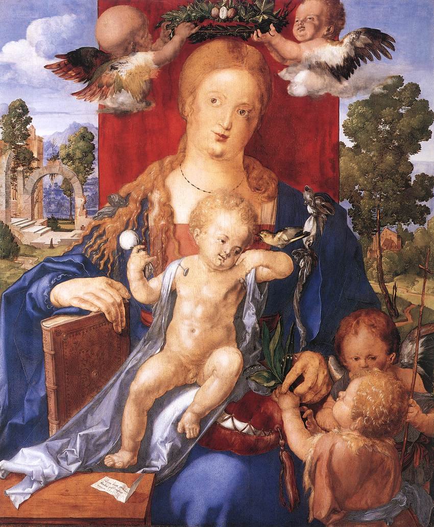 Madone au chardonneret - Albrecht Dürer