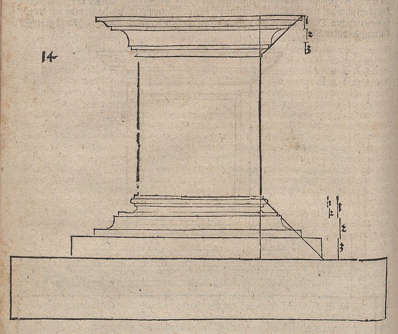 Socle sans marches pour un monument prévu - Albrecht Dürer