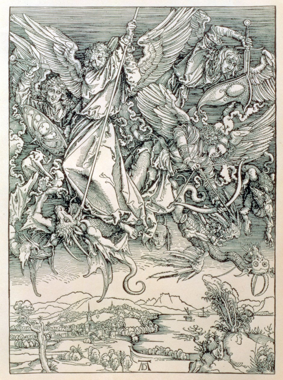 Saint Michel combattant le dragon de l