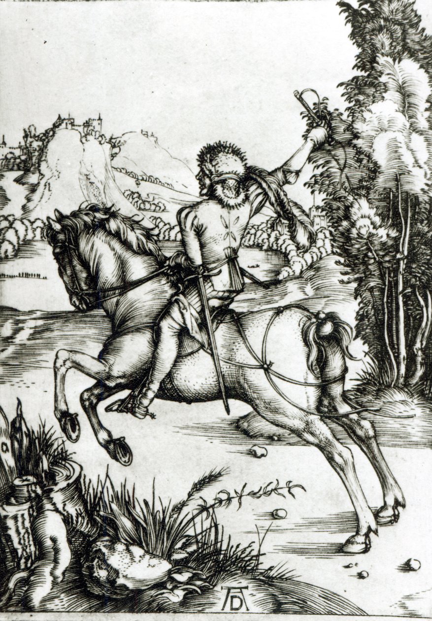 Le petit courrier, vers 1496 - Albrecht Dürer