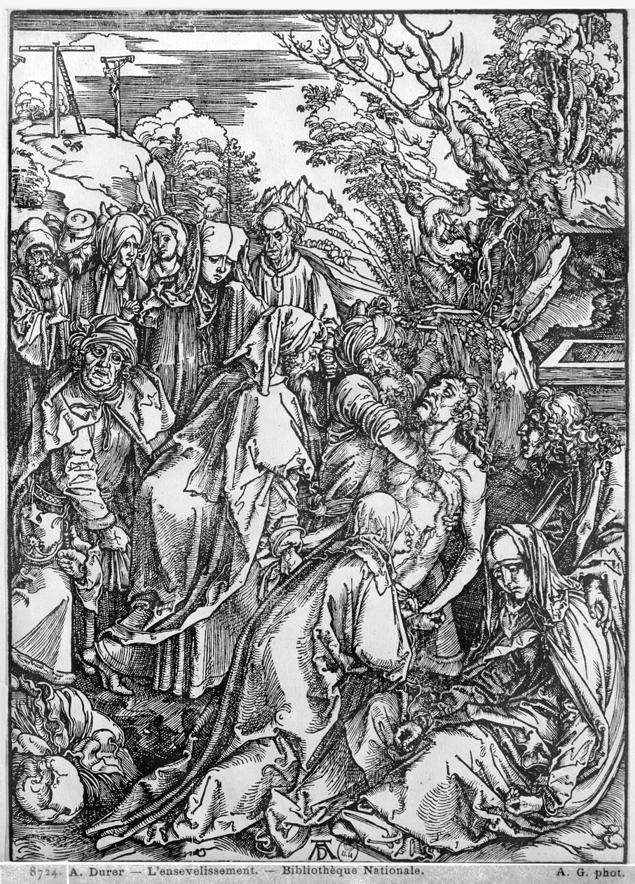 La mise au tombeau du Christ, de la série 
