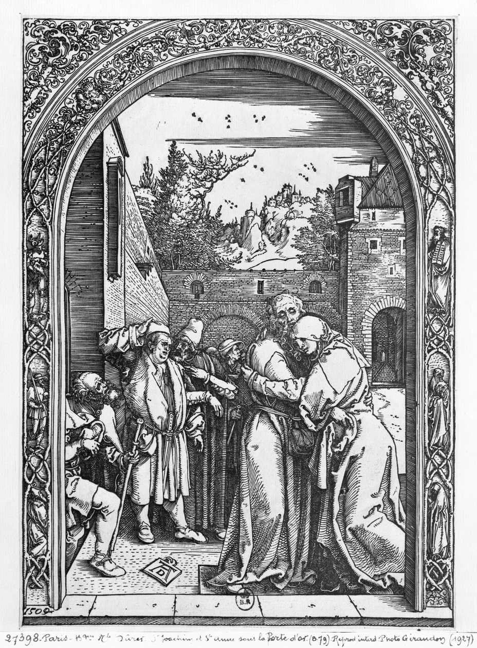 La rencontre de Sainte Anne et Saint Joachim à la Porte Dorée, de la série 