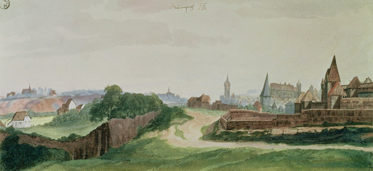Vue de Nuremberg, 1496-97 - Albrecht Dürer
